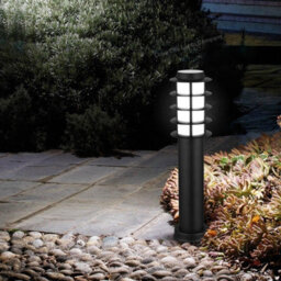 Long Life Lamps Company Modern Outdoor Bollard Light Stainless Steel Opaque Diffuser Zlc309Bk - thumbnail 7