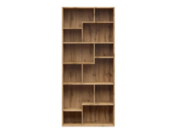 Impact Furniture Cube Storage Unit Shelving Bookcase Open Shelves Display Organizer Room Divider Oak Tetrix - thumbnail 3