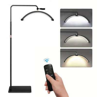 180Cm 36W Floor Lamp Led Half-Moon Shaped Light Lash Light Eyelash Tech Skincare - image 1