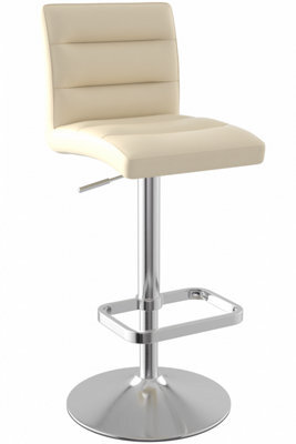 Swank Adjustable Bar Stool Cream