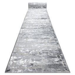 RugsX Runner Structural Mefe 6184 Two Levels Of Fleece Dark Grey 120 Cm 120X180 Cm - thumbnail 1