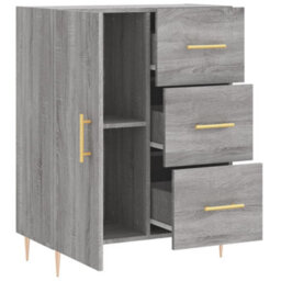 Berkfield Classic Sideboard Grey Sonoma 69.5X34X90 Cm Engineered Wood - thumbnail 6