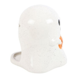 Ghost & Pumpkin Tealight Candle Holder - Halloween & Autumn Decor - thumbnail 2