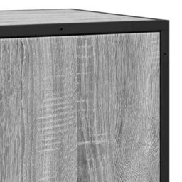 Vidaxl Sideboard Grey Sonoma 68X35X76 Cm Engineered Wood And Metal - thumbnail 8