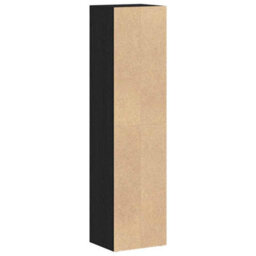 Berkfield Modern Bookcase Black Oak 36X30X143 Cm Engineered Wood - thumbnail 8