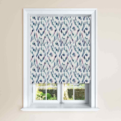 Lister Cartwright Charvak Watercolour Design Blackout Roller Blinds Easy Fit Child Safety Included (Ocean, 60 X140 Cm) - image 1