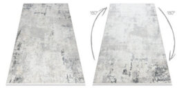 RugsX Modern Carpet Duke 51378 Cream / Grey - Concrete, Stone Structured, Ve  240X330 Cm - thumbnail 2
