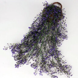 Garden Sanctuary Artificial Hanging Vines Plants, Artificial Ivy Leaves Garland, Faux Fake Plastic Decorative Artificial Plants Purple - thumbnail 2