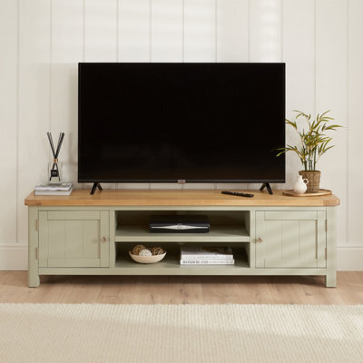 The Furniture Market Marbury Sage Green Extra Large Tv Unit - image 1
