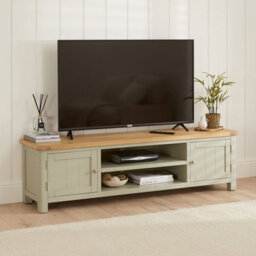 The Furniture Market Marbury Sage Green Extra Large Tv Unit - thumbnail 2