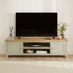 The Furniture Market Marbury Sage Green Extra Large Tv Unit