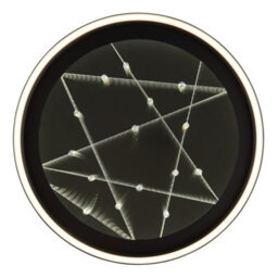 Luminosa Lighting Luminosa Mirrora 40Cm Semi Flush Ceiling Light Matt Black, Glass Mirror Led 2700/6500K - thumbnail 4
