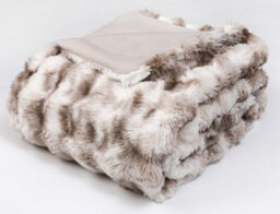Rapport Home Nordic Faux Fur Blanket 150X200 Natural - thumbnail 2