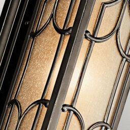 Luminosa Lighting Elstead Franceasi 1 Light Outdoor Medium Wall Lantern Light Olde Bronze Ip44, E27 - thumbnail 3