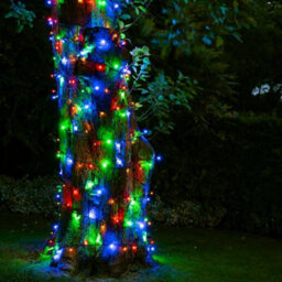 Christmas Tree World Crownvine 10M Fairy Lights Starter Set - 100 Leds Multicolour - Black Rubber Cable - thumbnail 7