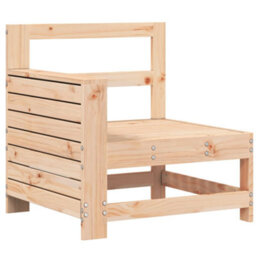 Walplus Garden Armrest Sofa 69X62X70.5 Cm Solid Wood Pine - Cushion Not Included - thumbnail 2
