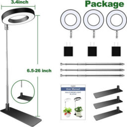 Plant Grow Lights, 3 Selectable Light Spectra, Automatic Timer, 3 Pack - thumbnail 6