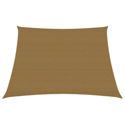Berkfield Sunshade Sail 160 G/m2 Taupe 3/4X2 M Hdpe - image 1