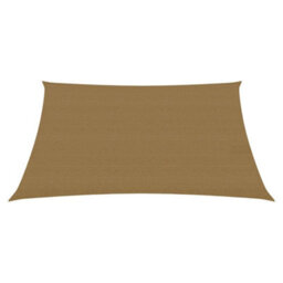 Berkfield Sunshade Sail 160 G/m2 Taupe 3/4X2 M Hdpe - thumbnail 2