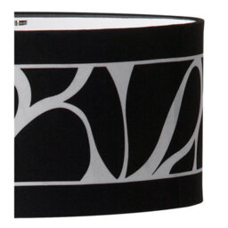 Luminosa Lighting Luminosa Manhattan Table Lamp 2 Light L1/sgu10, Polished Chrome With Black Patterned Shade - thumbnail 6