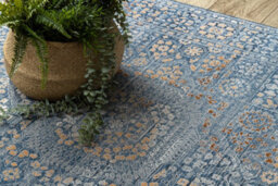 RugsX Carpet Wool Nain Ornament, Vintage 7708/51611 Blue / Orange  80X150 Cm - thumbnail 5