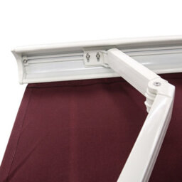 Sundaze Full Cassette Electric Remote Controlled Retractable Awning Garden Patio Canopy Shade Sail 4X3M Wine Red - thumbnail 3