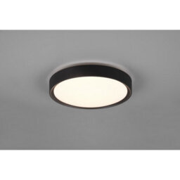 Luminosa Lighting Luminosa Clarimo Modern Bathroom Ceiling Light Black Matt 3000K Ip44 - Uk Stock - thumbnail 2