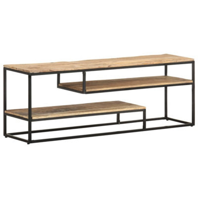 Walplus Tv Cabinet 130X30X45 Cm Rough Mango Wood - image 1