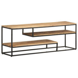 Walplus Tv Cabinet 130X30X45 Cm Rough Mango Wood - thumbnail 9
