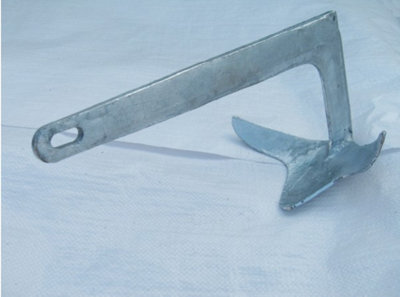 SecureFix Direct Galvanised Jet Claw Anchor 7.5Kg (Trident Yacht Marine Boat Sea) - image 1