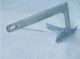 SecureFix Direct Galvanised Jet Claw Anchor 7.5Kg (Trident Yacht Marine Boat Sea) - thumbnail 1