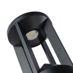 Luminosa Lighting Luminosa Nomad Outdoor Bollard Black 3000K Warm White Ip54 - thumbnail 3