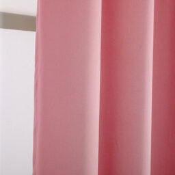 Happy Homewares Pink Eyelet Curtains - Thermal Blackout Curtains  - 66 X 72 Inch Drop - 2 Panel - thumbnail 8