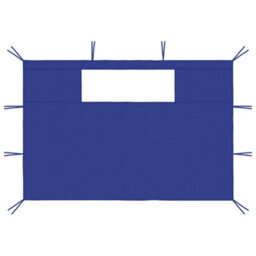 Walplus Gazebo Sidewalls With Windows 2 Pcs Blue - thumbnail 2