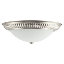 Happy Homewares Modern Led Ip44 Flush Ceiling Light In Satin Nickel With Sensor - thumbnail 5
