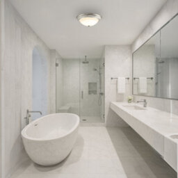 Happy Homewares Modern Led Ip44 Flush Ceiling Light In Satin Nickel With Sensor - thumbnail 6