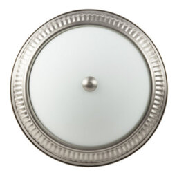Happy Homewares Modern Led Ip44 Flush Ceiling Light In Satin Nickel With Sensor - thumbnail 4