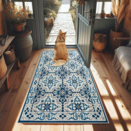 Ameha Modern Bedroom Mats Long Hallway Large Mat Indoor/outdoor 80X150 Cm Luna - thumbnail 8