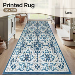 Ameha Modern Bedroom Mats Long Hallway Large Mat Indoor/outdoor 80X150 Cm Luna - thumbnail 1