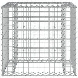 Berkfield Garden Bench With Gabion Basket Impregnated Wood Pine - thumbnail 6
