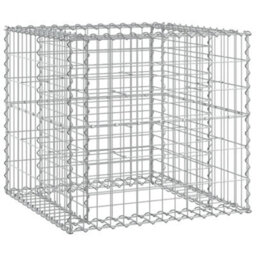 Berkfield Garden Bench With Gabion Basket Impregnated Wood Pine - thumbnail 5