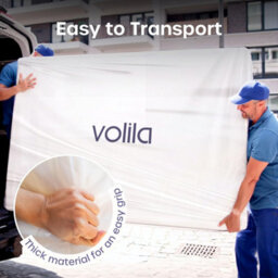 volila King Mattress Bag With Zipper - Waterproof Mattress Cover For Moving And Storage, Protects Against Dust & Pests - thumbnail 5