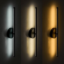Living And Home 60 Cmh Black Rechargeable Dimmable Led Wall Light With Remote Control - thumbnail 2