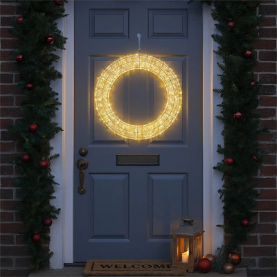 50Cm Elegant Led Christmas Wreath - image 1