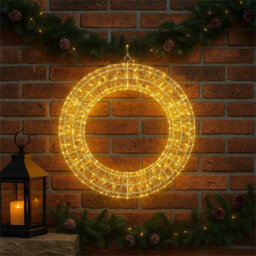 50Cm Elegant Led Christmas Wreath - thumbnail 6