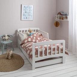 Nöa & Nani Noa & Nani Toddler Bed Solid Wood In Classic White Juni - thumbnail 3