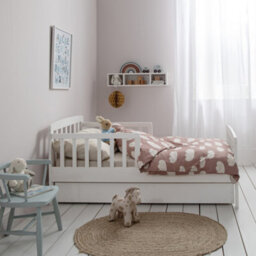 Nöa & Nani Noa & Nani Toddler Bed Solid Wood In Classic White Juni - thumbnail 2