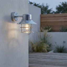 Nordlux Blok Outdoor Galvanized Steel Wall Light Coastal/marine Safe Silver,mains - thumbnail 8