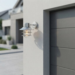 Nordlux Blok Outdoor Galvanized Steel Wall Light Coastal/marine Safe Silver,mains - thumbnail 7