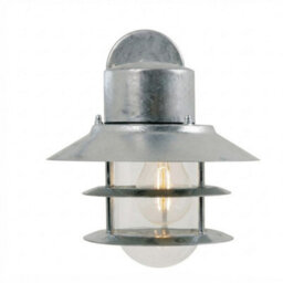Nordlux Blok Outdoor Galvanized Steel Wall Light Coastal/marine Safe Silver,mains - thumbnail 5